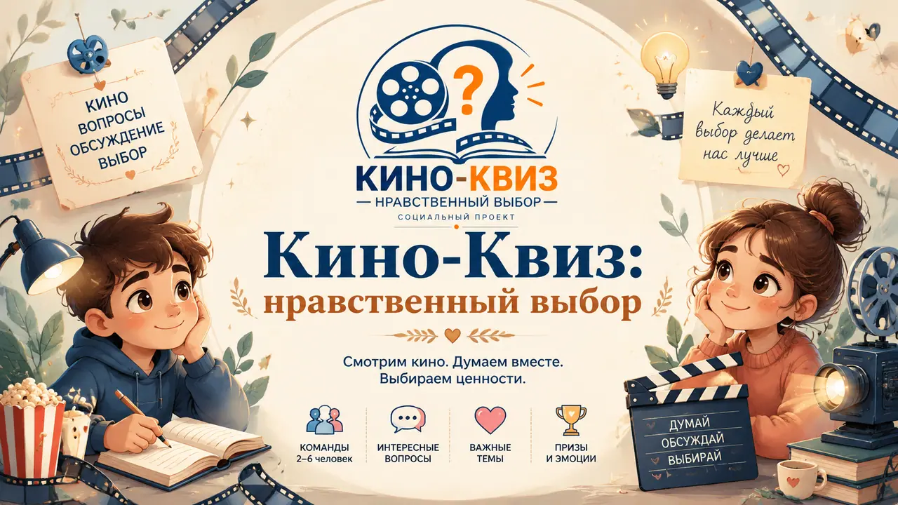 Социальный проект «Кино Квиз: нравственный выбор»