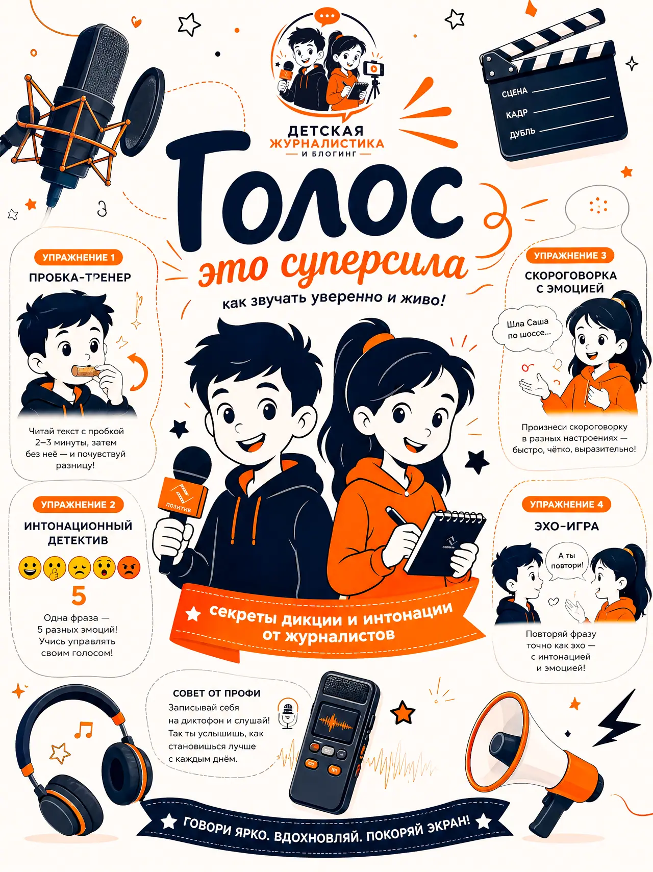 🎉 Голос — это суперсила: как звучать уверенно и живо! 🎉